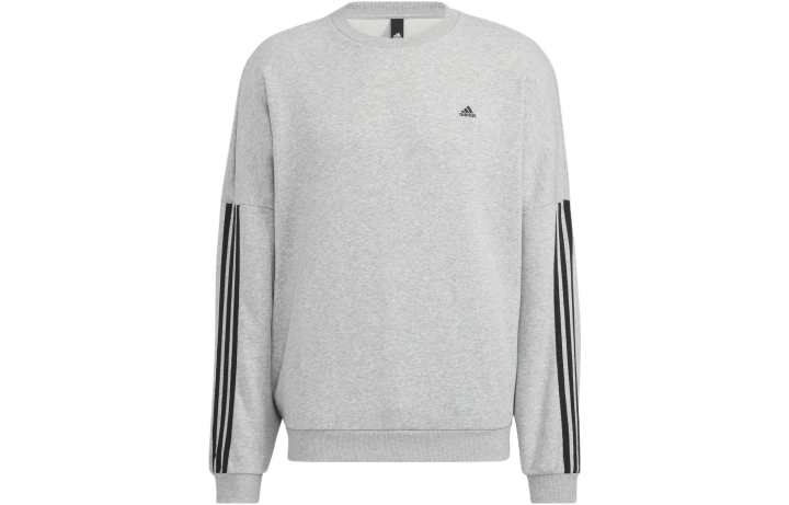 Adidas Adidas Sweatshirts Men's Gray Crew Neck Moderate Regular