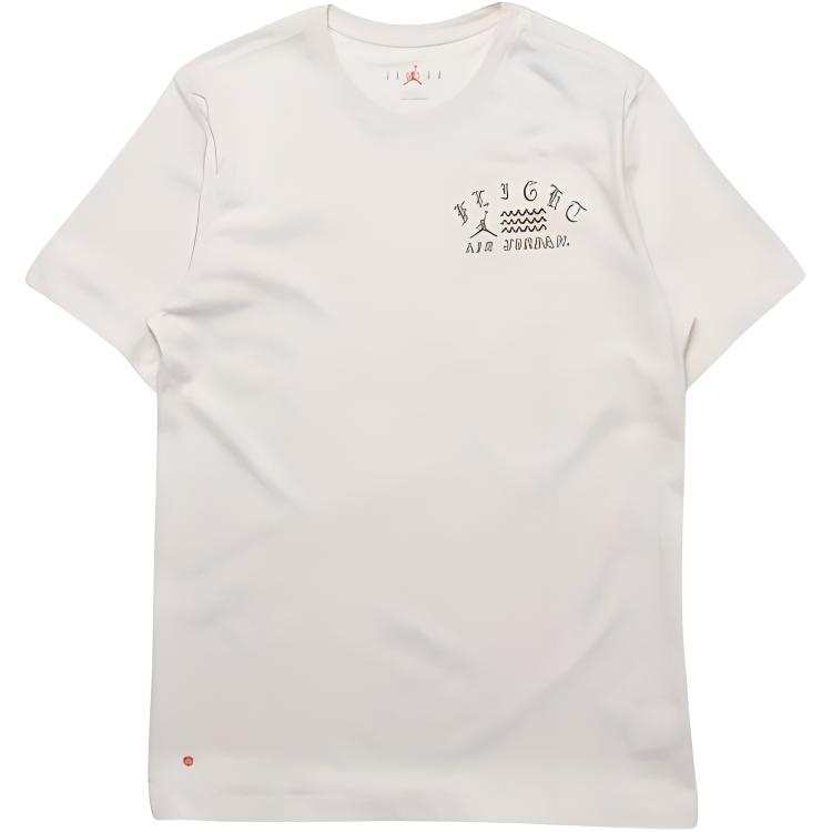 Jordan Jordan T Shirts Unisex White Crew Neck Moderate Straight Fit