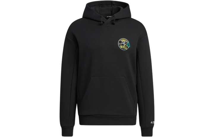 Adidas Adidas Sweatshirts Unisex Black Hooded Moderate Regular