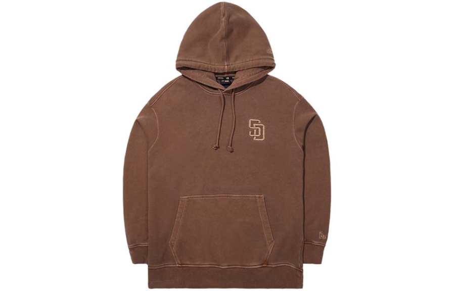 New Era MLB Washing Hoodie Brown