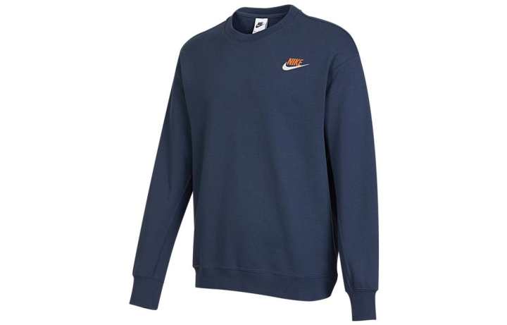 Nike Nike Sweatshirts Men's Blue Crew Neck Moderate
