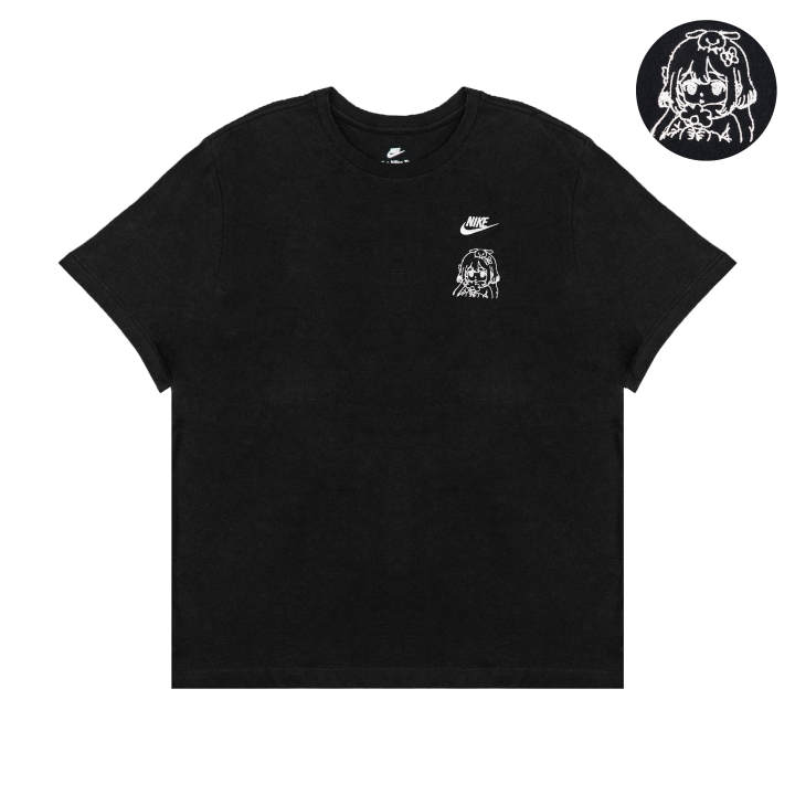 Nike Nike T Shirts Unisex Black Crew Neck Moderate Straight Fit