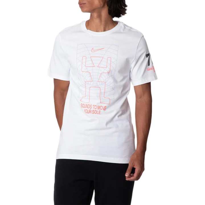 Nike Nike T Shirts Men's White Crew Neck Moderate