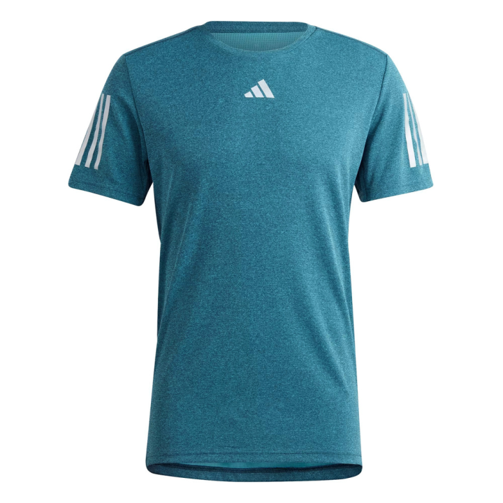 Adidas Adidas OTR Heather Tee Running T Shirt Men's Blue
