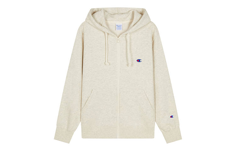 Champion Sweatshirts Unisex Hooded Moderate Cardigan