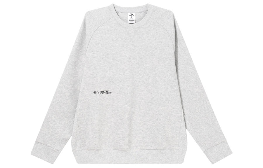 Anta Variety Training Collection Sweatshirt Men's Gray Heather Gray