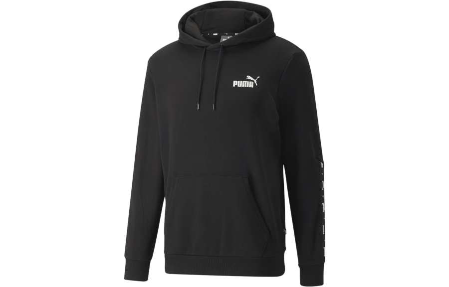 PUMA Essential+ Sweat À Capuche Tape Homme Sweatshirt Men's Black
