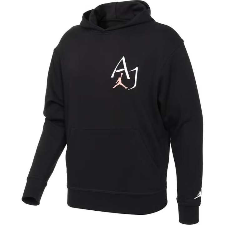 Jordan Jordan Sweatshirts Men's Black Hooded Moderate Regular