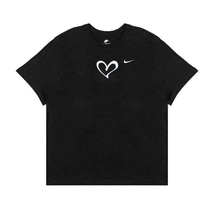 Nike Nike T Shirts Unisex Black Crew Neck Moderate Straight Fit