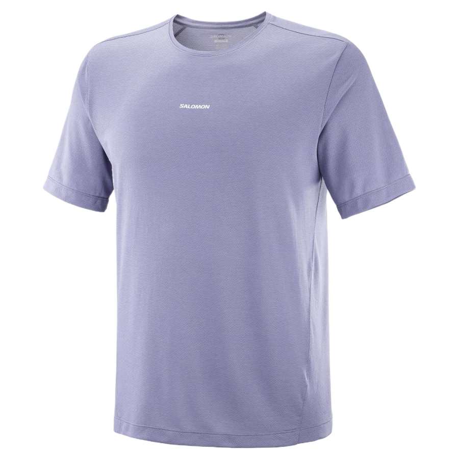 SALOMON Quick Dry T Shirts Men's Blue Granite