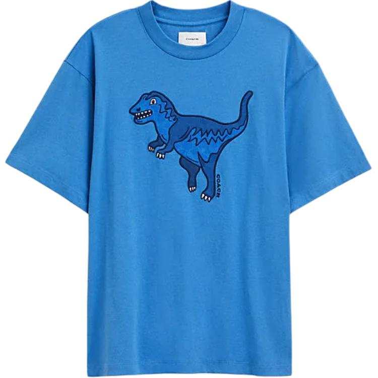 COACH Rexy SS24 T Shirt Men's Blue