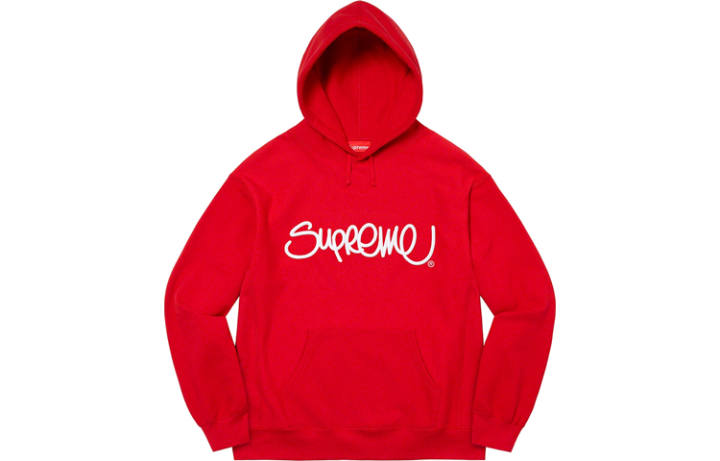 Supreme Supreme Raised Handstyle Hooded Sweatshirt