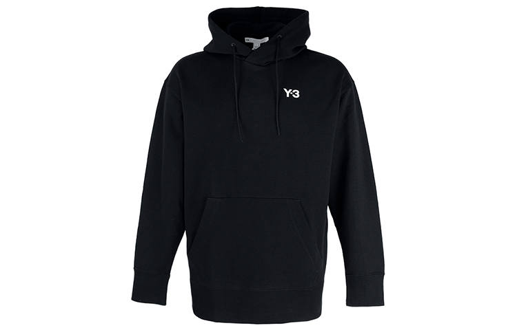 Y-3 Y 3 Sweatshirts Men's Black Hooded Moderate Regular