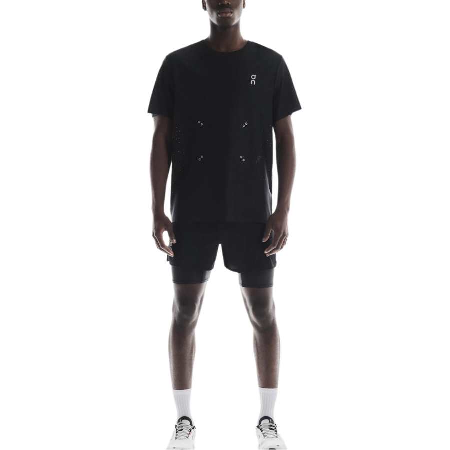 On On Pace Mesh T Shirt Men's Black