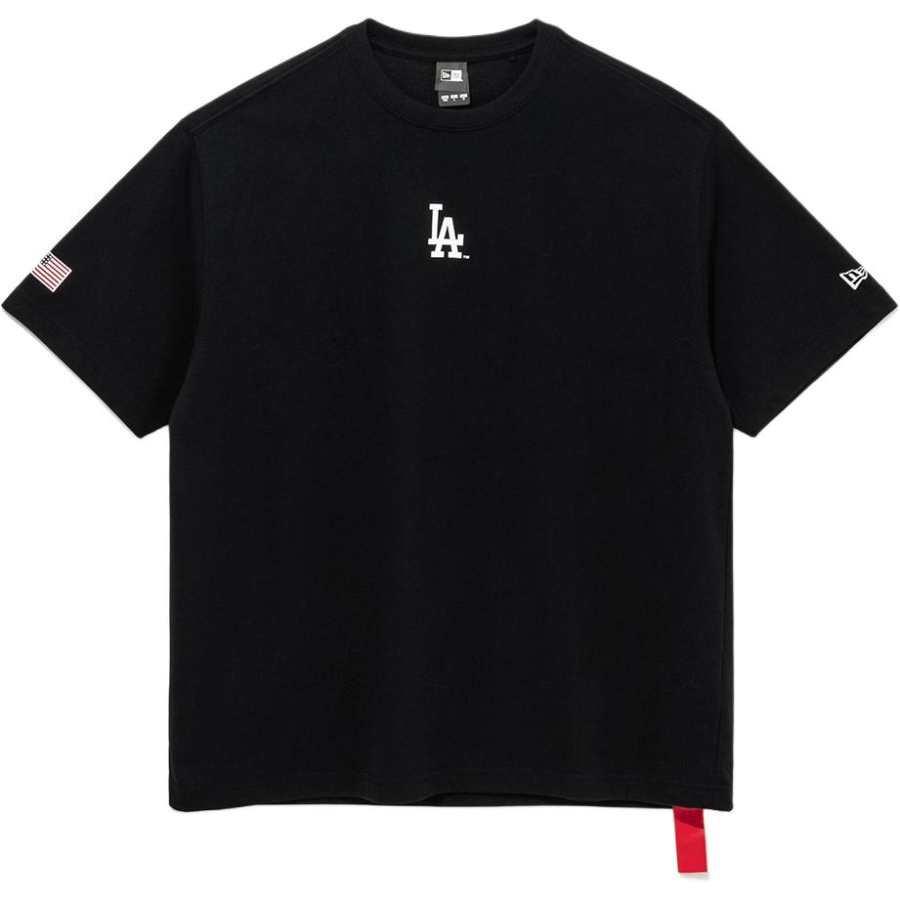 New Era T Shirts Men's Black Crew Neck
