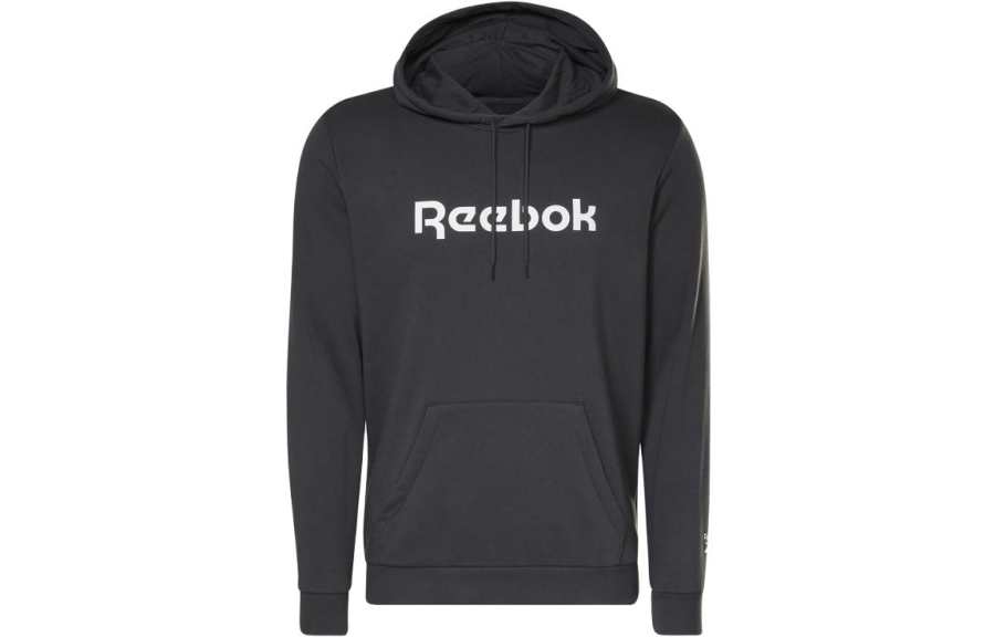 Reebok Sweatshirts Men's Black Hooded Moderate Regular