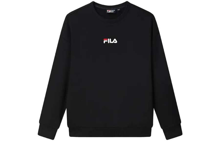 FILA Sweatshirts Unisex Black Crew Neck Moderate Other