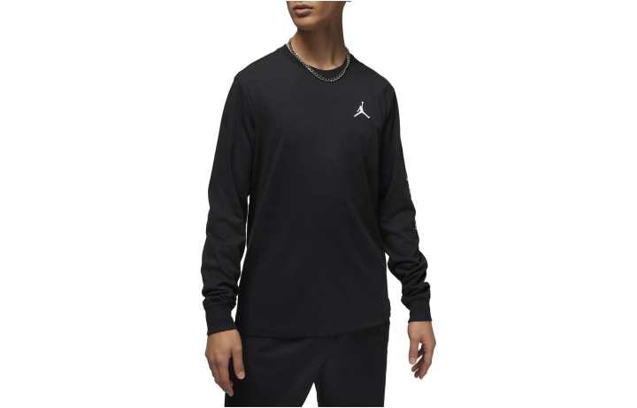 Jordan Jordan Jumpman Air Sweatshirts Men's Black Crew Neck Moderate Regular