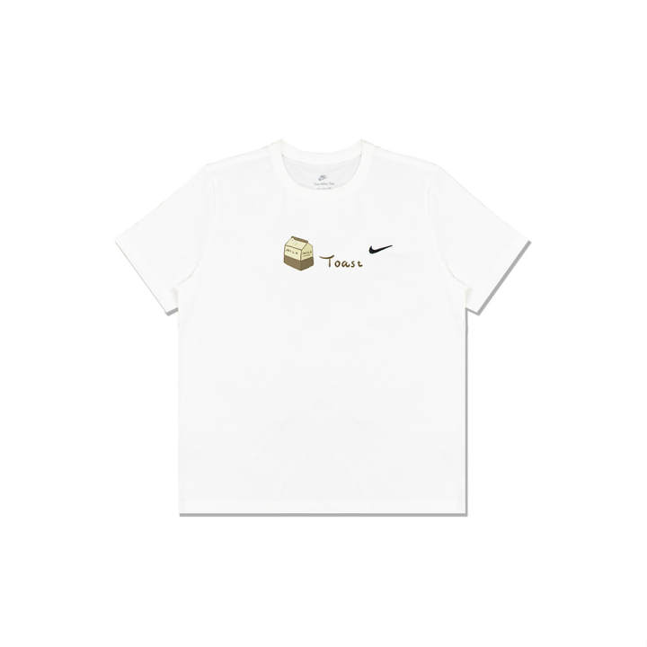 Nike Nike T Shirts Men's White Crew Neck Moderate Straight Fit