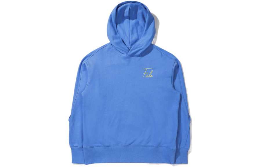 FILA Sweatshirts Men's Blue Hooded Moderate Regular