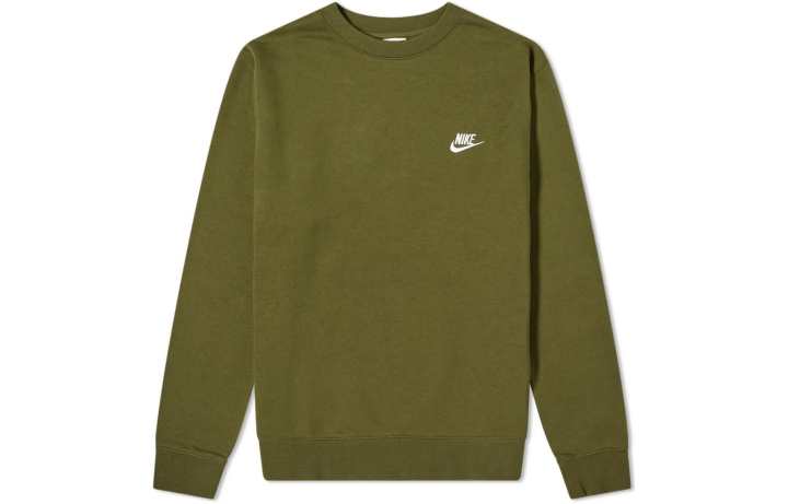 Nike Nike Sweatshirts Men's Green Crew Neck Moderate