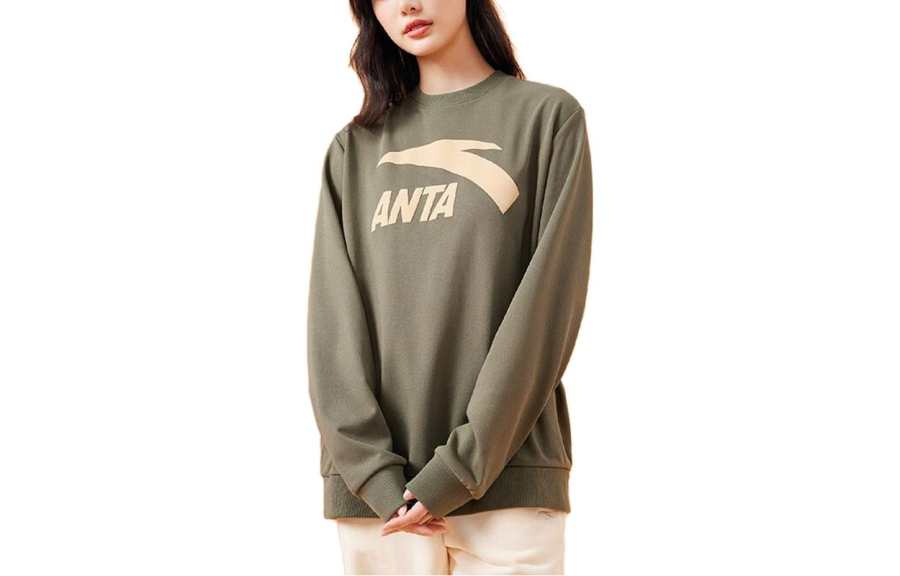 Anta Life Collection Sweatshirt Unisex Grape Leaf Green