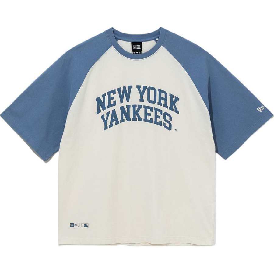 New Era FW24 T Shirt Unisex Light Beige
