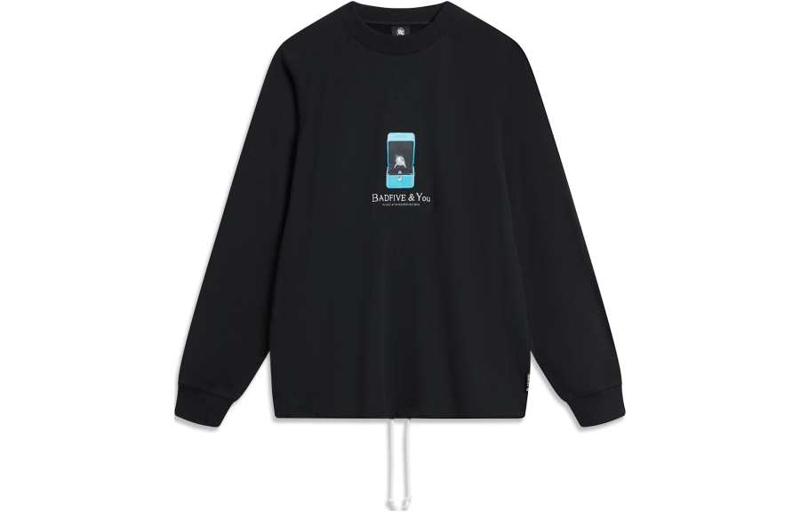 Li-Ning Li Ning Badfive Sweatshirt Unisex Black