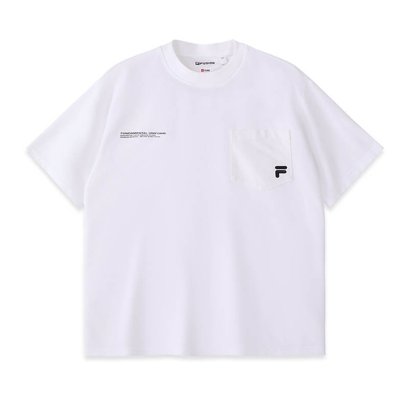 FILA FUSION INLINE T Shirt Men's Standard White
