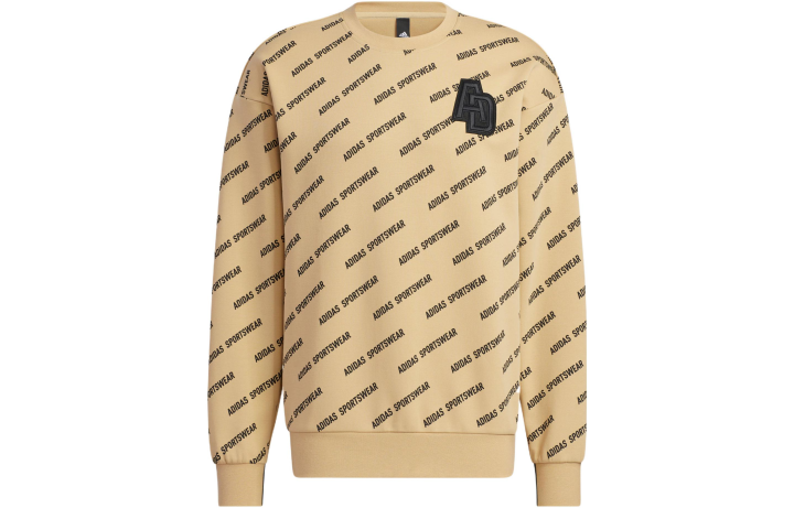 Adidas Adidas Sweatshirts Men's Khaki Crew Neck Moderate Regular