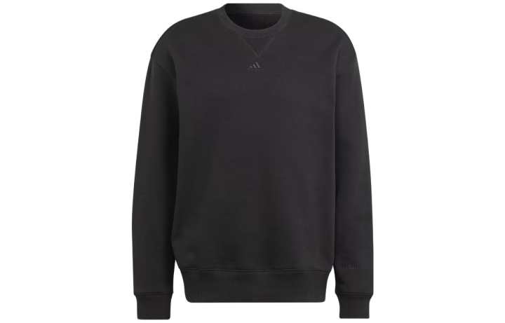 Adidas Adidas Sweatshirts Men's Black Crew Neck Moderate Regular