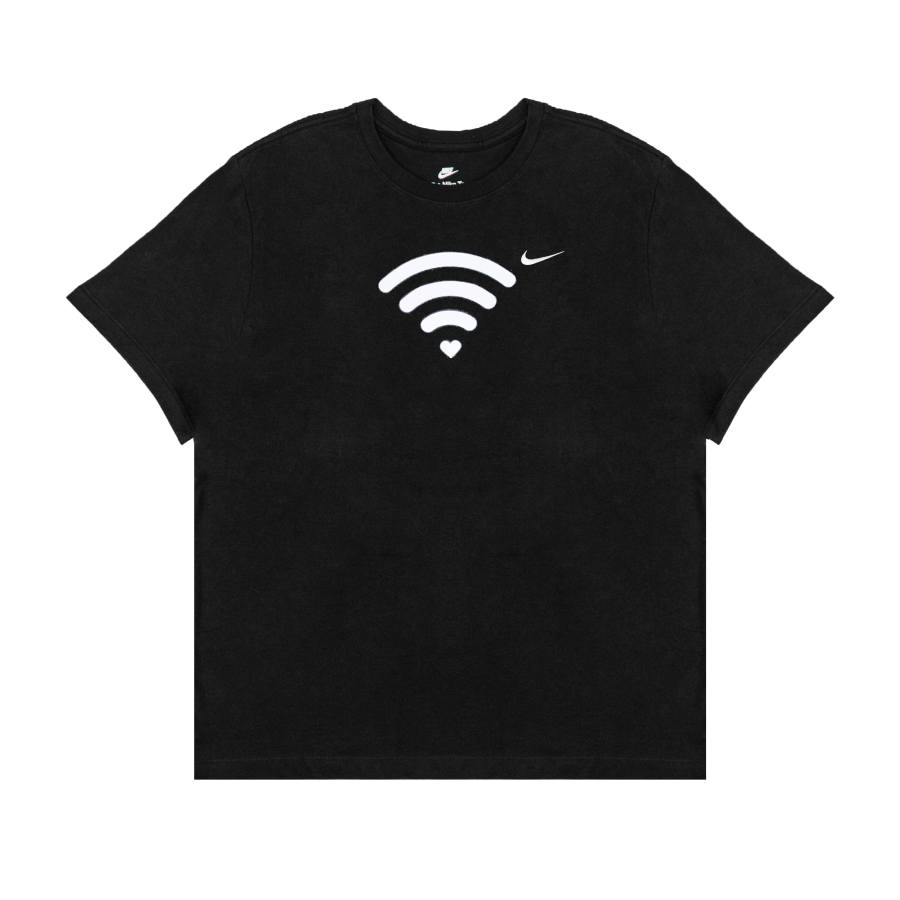 Nike Nike T Shirts Unisex Black Crew Neck Moderate Straight Fit