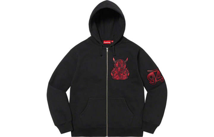 Supreme Supreme Demon Zip Up Hooded Sweatshirt