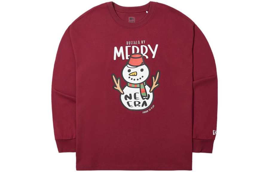 New Era FW23 Sweatshirt Unisex Red