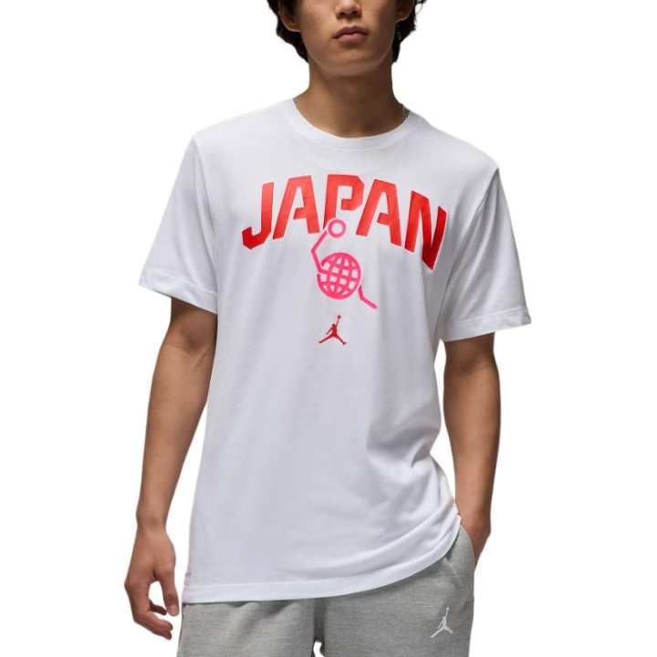 Jordan Jordan T Shirts Men's White Crew Neck Moderate