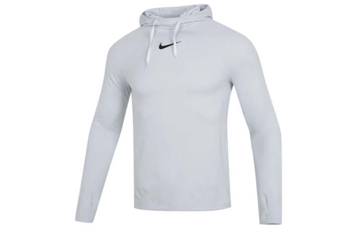 Nike Nike Sweatshirts Men's Gray Hooded Moderate Regular