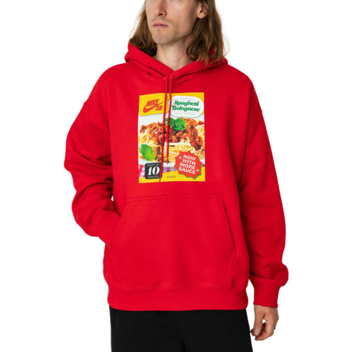Nike Nike Sweatshirts Unisex Red Hooded Moderate Regular
