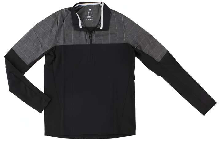 Adidas Adidas Sweatshirts Men's Black Lapel Moderate Regular