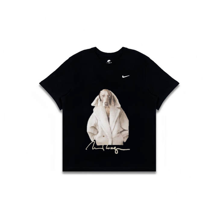 Nike Nike T Shirts Men's Black Crew Neck Moderate Straight Fit