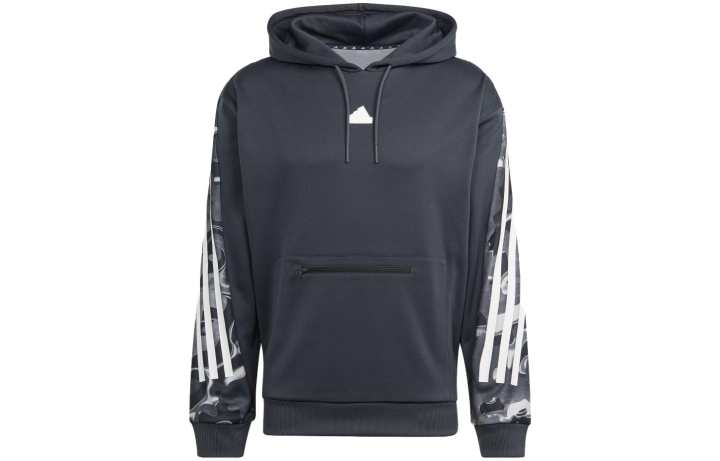 Adidas Adidas Sweatshirts Men's Dark Gray Hooded Moderate Regular