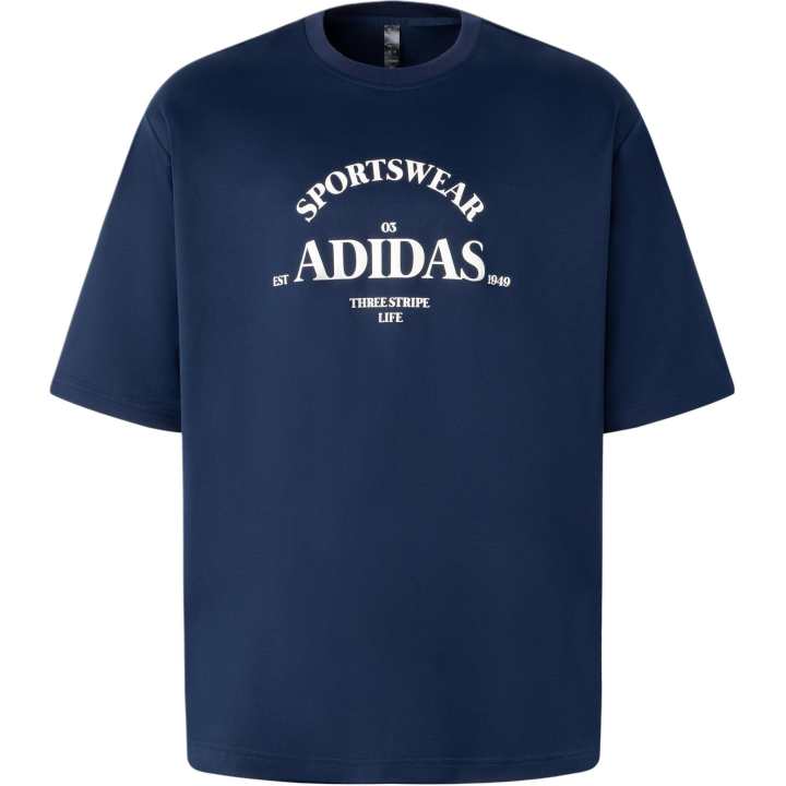 Adidas Adidas T Shirt Men's College Navy/Jade White