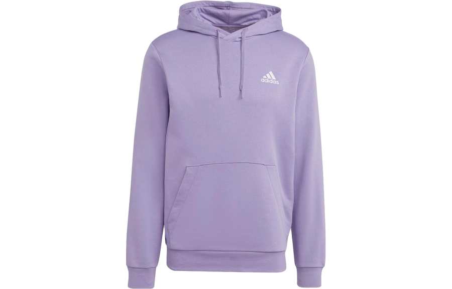 Adidas Adidas Essentials Fleece Hoodie Sweatshirt Men's Purple