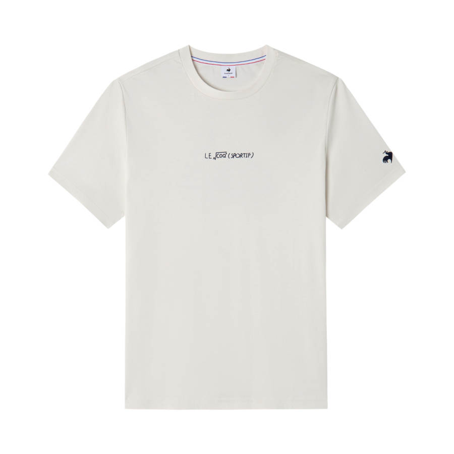 Le Coq Sportif T Shirts Unisex Crew Neck Thin Straight Fit