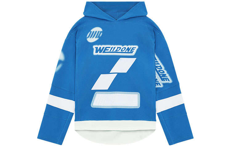 WE11DONE WE11DONE Oversized Football Hoodie