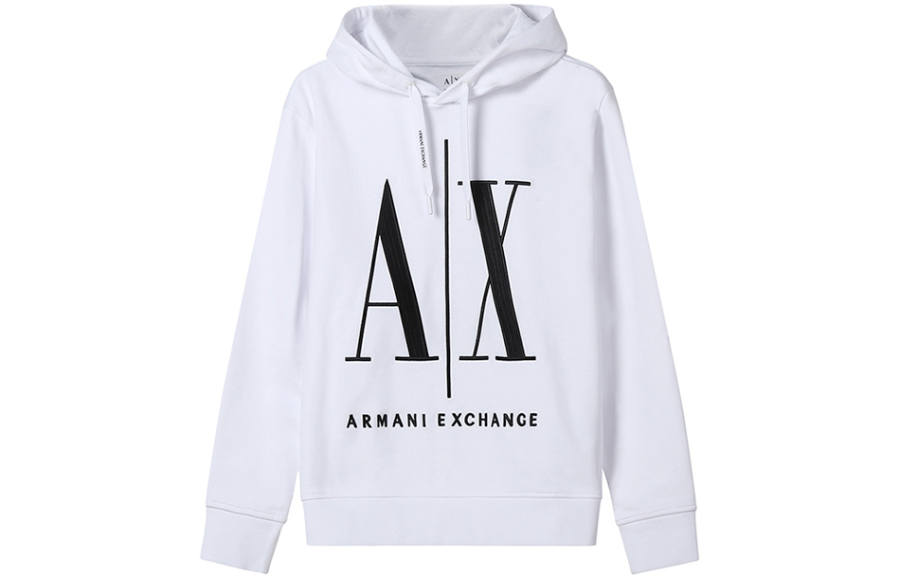 ARMANI EXCHANGE AX Embroidered Logo Hoodie