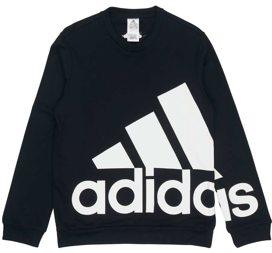 Adidas Adidas Sweatshirts Men's Black Crew Neck Moderate Cardigan