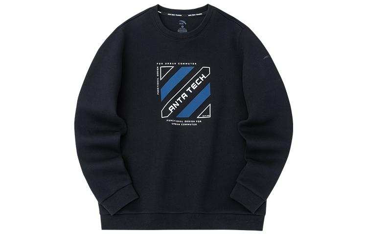 Anta Comprehensive Training Collection Sports Lifestyle Collection Sweatshirt Unisex Black