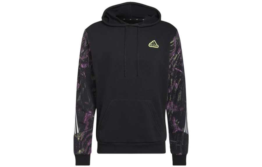 Adidas Adidas Sweatshirts Unisex Black Hooded Moderate Regular