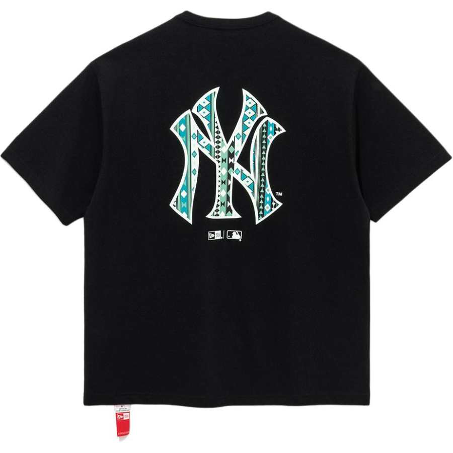 New Era T Shirts Unisex Black Crew Neck