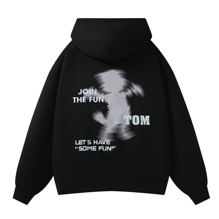 TALKING TOM TALKING TOM Sweatshirts Unisex Hooded Thickened Regular